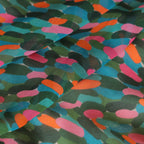 Pure Georgette Abstarct Pattern Printed Fabric