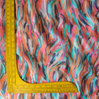 Pure Georgette Abstarct Pattern Printed Fabric