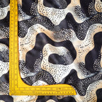 Pure Muslin Silk Abstract Pattern Printed Fabric
