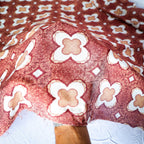 Pure Muslin Silk Mosaic Geometric Pattern Printed Fabric